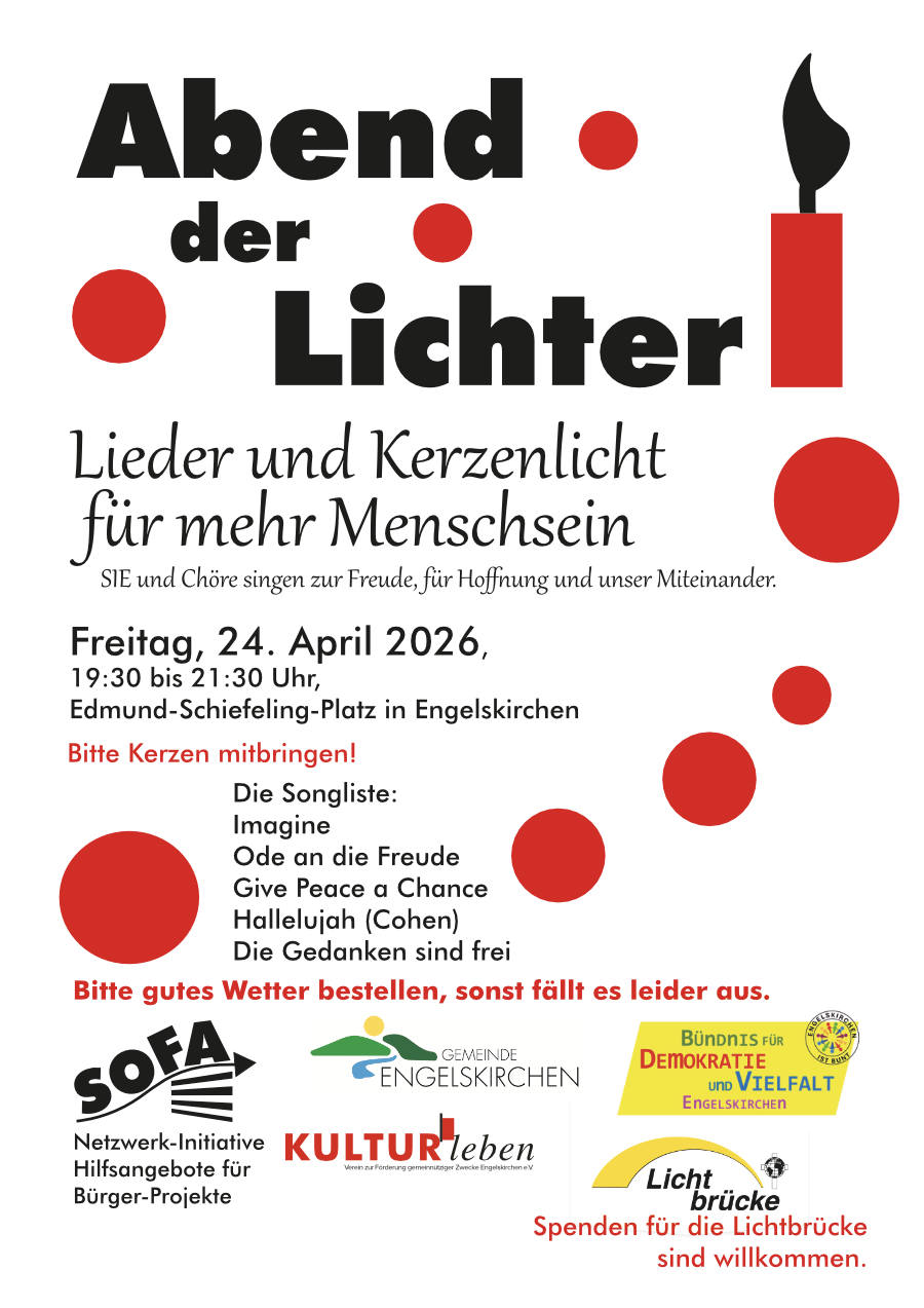 neuer Termin für Abend der Lichter 2026 (Plakat-Darstellung)